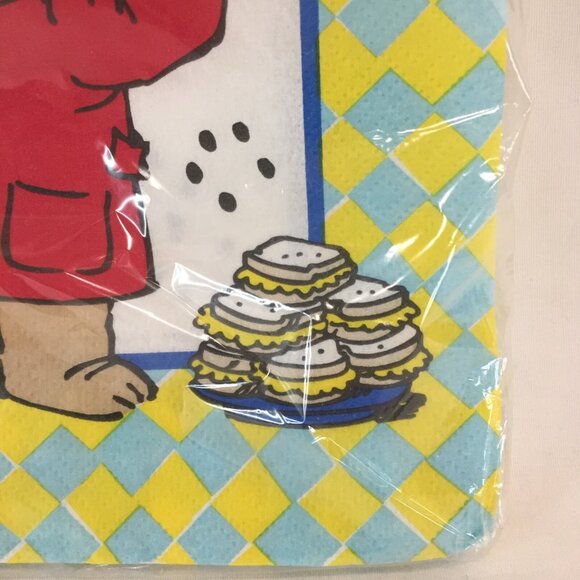 Paddington Bear 3 Ply Paper Luncheon Napkins New Sealed American Greetings 16ct - Picture 3 of 6